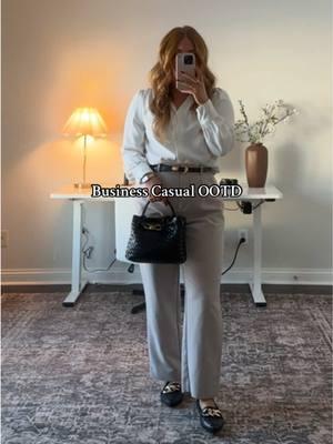 Probably my most repeated business casual outfit combo for work on days I’m not meeting with clients. 🔗 is in my bio in my LTK. 🤍 #businesscasualoutfits #businesscasual #workoutfits #workootd #workootdinspo 