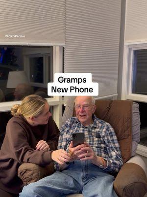 Gramps got the @lively.social Jitterbug Smart4 and is loving it! An easy-to-use smartphone designed for seniors and their caregivers. #Ad #LivelyPartner #LivelyCares #jitterbug #activeaging #stayconnected #techforactivelyaging #tiktokmademebuyit #seniorliving #cellphone #caregiver 