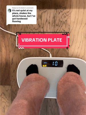 Replying to @Al LGator This particular vibration plate is not loud on my wood floors!!! 🙌🏼 #FullBodyWorkout #FitnessForAll #WorkoutAtHome #WorkoutMotivation #FitnessTips #HealthyLiving #VibrationPlate #fitnessiourney #vibration #Vibrationworkout #VibrationplateworkoutG #vibrate #lowimpactworkout #metime #momworkout #workoutideas #homegym #easyworkout #tiktokmademebuyit #spotlightfinds #topseller #quickworkout #lymphaticdrainage #homefitnessation #gamechanger #merach #merachvibrationplate #quietworkout 