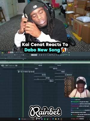 Kai Cenat Reacts To Dabo New Song 🔥#kaicenat #dabo #fyp #viral