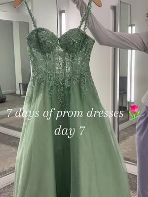 Do you prefer this dress with or without the straps? 💚 #julesandcleo #DavidsBridal #promdress #prom2025 #gardenpartydress #ballgown 