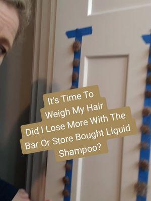 My 20 week shampoo experiment is coming to a close.  Did I lose more hair with the chemical store bought shampoo or the bar shampoo?  #scale #shampoo #barshampoo  #barconditioner #review 