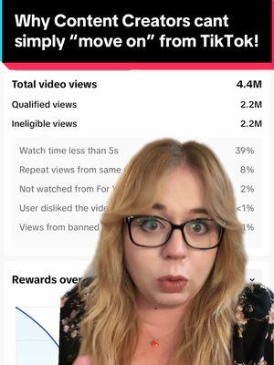 @UnderTheDeskNews I’m more than willing to share some of my statistics on why content creators like myself can’t “move on” from TikTok. Feel free to use this as an example as to why this will so heavily effect us American content creators. #stopthetiktokban #tiktok #underthedesknews #contentcreator #tiktokcontentcreator 