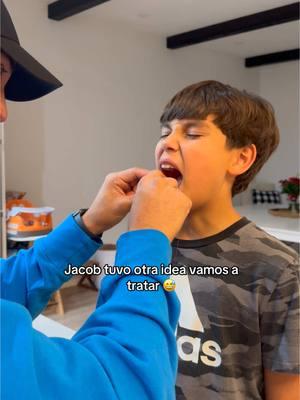 Los varones son extremos 😅 pero lo logró y sin miedo 🙏 el final jajajaja #fyp #Parati #parenting #parents #hijos #comedia #humor #momlife #dadsoftiktok #funnyvideo #son 