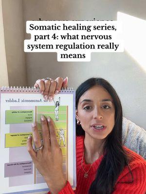 Somatic healing series, part 4: regulation & the nervous system ladder #somaticexperiencing #nervoussystem #nervoussystemregulation #somatichealing #polyvagaltheory #somaticpractitioner