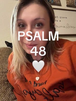 PSALM 48 🤍 #christiantok #readthebiblewithme #bookofpsalms 