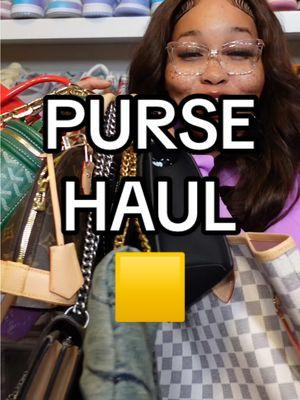 purse haul from our favorite little yellow app 🟨 #pursehaul #pursecollection #handbag #crossbody 