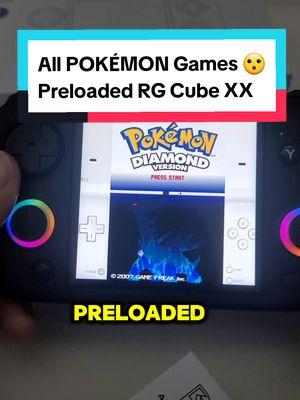 Replying to @magikartmart ALL PRE-loaded #pokemongames #RgCubeXX comes with 18k+ pre-loaded games. it's the best emulator to play #ps1 #nds perfect gift for someone who grew up playing old school video games like this. you can always download more games for free let me know if you have any questions or games you need me to look up #retrogaming #gaming #emulator #90skids #nostalgia #nostalgic #videogames #handheld #gamingconsole #anbernicRgcubeXX #rg40xxH #giftideas #guygifts #bfgift #holidaygift 