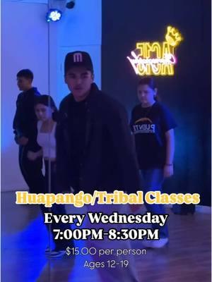 Huapango/Tribal classes every Wednesday with @diego, 7:00–8:30 PM. Ages 12-19, $15 per class. Learn, connect, and vibe with tradition in every step 🌟 Drop your questions below or DM us!  #AC15Choreography #DanceStudio #Quinceañera #fyp #QuinceVibes #DanceTrain #HuapangoTribal #huapangos #tribal 