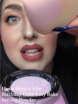 The MOST lilac, purple, lavender BEAUTIFUL setting powder!!! New from @Huda Beauty just dropped the Ube Birthday Cake Easy Bake Setting Powder and I bought it immediately!!! Here’s my honest reaction! #ubebirthdaycake #ube  #hudabeauty #settingpowder #blurringsettingpowder #easybake #easybakesettingpowder  #purplesettingpowder #lilacsettingpowder #lavendersettingpowder #tiktokshopnewarrivals #newbeauty #newmakeup #honestreaction #honestreview 