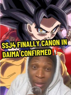 I told y’all 😂😂 #ssj4 #dragonballdaima #ssj4goku 