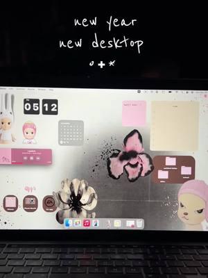 HOW TO: new year new desktop slay #fyp #desktop #desktoporganization #mac #aesthetic #aestheticwallpapers #macbookwallpaper #laptopwallpaper #widget #customwallpaper #pinterest #canva #macbookwidgets #tutorial 