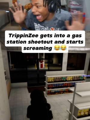 Bro was hiding near the snacks 😂 #streamer #trippinzee #funnyclips #viralclips #fyp #roblox #drill 