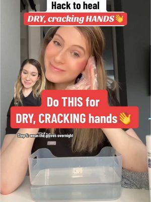 Instead of soaking your hands in the first step, you can do this after showering or washing your hands if you prefer  #dryskin #eczema #dryhands #dryskincaretip #dermdocheather #drheatherderm 