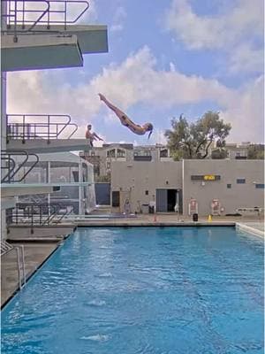 201 hardest dive #dive #diving #flips #wintertraining #foru #fyp #foryoupage #pool #highdiving #studentathlete #d1athlete 