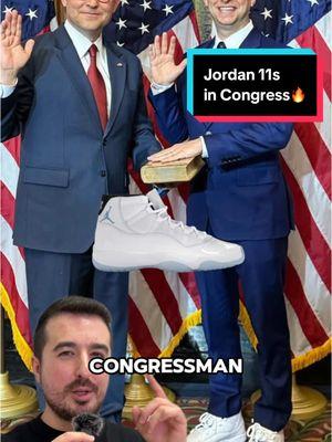 A US Congressman Wore Jordan 11s🔥 #massfollowing #usa #jordan11 