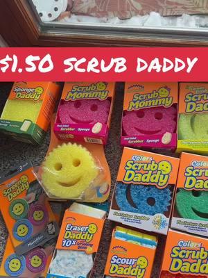 Do the math, there is no reason to pay 4 to 7 dollars for a sponge when you can get it for $1.50 each.  #TikTokShop #TikTokBan #SavingMoney #ScrubDaddy #ScrubMommy #MomLife 