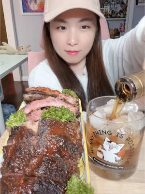 Henny&BBQ Ribs 😋 Henny Cup&Hat Link In Bio #henny #hennessy #hennythingispossible #drinkware #cognaclover #drinking #mukbang #eating #hennythingspossible #liquor #hennessylover #drinkingalone #porkribs 