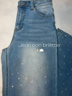 Hermoso Jean✨🩵#jean #jeans #womenjeans #pantalon #pantalones #pantalondemujer #pantalonconbrillos #TikTokShop 