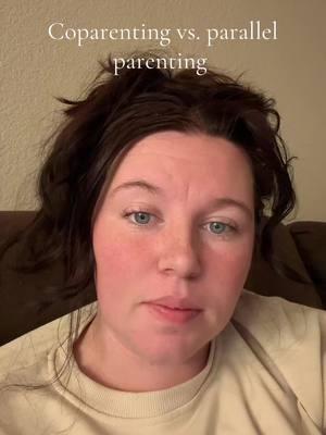 Coparenting vs parallel parenting! When you need a DETAILED parenting plan, THAT is parallel parenting so y’all don’t have to communicate. #copareting #parallelparenting #coparentingstruggles #coparentingstyles #noncustodialparent #custodialparent 