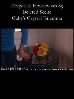 Gaby’s flair for the dramatic is unmatched! 💎 Watch as she debates a crystal vase in a moment of classic Desperate Housewives elegance. Eva Longoria shines in this scene that didn’t make the final cut. Who else could make debating crystal so fabulous? #DesperateHousewives #EvaLongoria #GabySolís #Season5DeletedScene #BehindTheScenes #DHDrama #TVClassic #DeletedScenes #IconicMoments #DesperateFans #DHSeason5 #CrystalVase #HousewivesHumor #TVDrama #WisteriaLane #BehindTheScenesTV #TVGold #DramaQueens #FabulousGaby #DHFans #DesperateHousewivesS5 #DeletedSceneDrama #HousewivesOfWisteriaLane #TVThrowback #RetroTV #ClassicTVShows #EvaLongoriaFans #GabyMoments #CrystalDebate #DramaUnfolded #GlamorousHousewives #EvaAndGaby #WisteriaLaneDrama #HousewivesAddict #HousewivesStyle #LuxuryMoments #DeletedButIconic #TVFavorites #DesperateTimes #UnseenScenes #IconicEva #HousewivesForever #ClassicHousewives #GabyAndStyle #DHLovers #WisteriaLifestyle #DramaLoversUnite #DesperateAndFabulous #VintageDrama