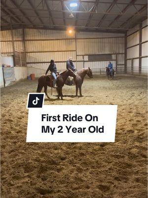 And now I have to commit to riding every day for the next little while.😅 #coltstarting #firstride #horsesoftiktok #horsegirl #hancockhorses #cowboy #horsegirlvlog 