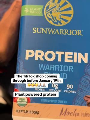 #protein #proteinshake #plantpower #sunwarrior #TikTokShop #tiktok #tiktokmademebuyit 