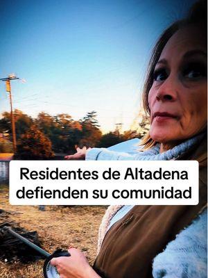 Después de los incendios y el daño causado en Altadena, California sus residentes defienden lo que quedó de su comunidad. #altadenacalifornia #casas #ultimahora #breakingnews #homes #davidvaladez #incendiosforestales 