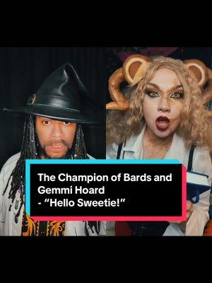 #duet with @madnessdiamond Gemmi talks to The Champion of Bards about a lost love, not knowing how close yet far away that love truly was. So, The Champion of Bards decided to show them… #BadruQamar #TheChampionOfBards #TheLastTraveler #LastOfTheTravelers #ChampionOfBards #GemmiHoard #Bibi #CuratorOfEpics #TheEverbrightArchive #TheEverbrightArchivePodcast #ttrpg  #badruqamar 