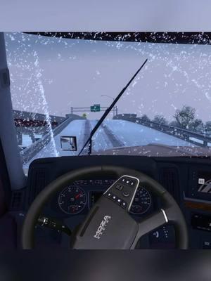 🚛❄️ POV: Delivering an aircraft wing in the middle of an epic snowstorm. Will you rise to the challenge? What’s the toughest delivery you’ve made in a sim? 🎥: Tony747 on YTB #moza #mozaracing #trucksim #ATS #mozatsw #truckwheel #steeringwheel #trucking #GamingSetup