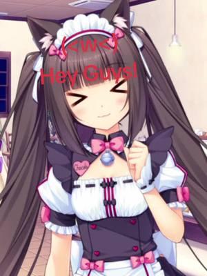 Just in case 😁 #nekopara #chocola #nya #catgirls #rednote 