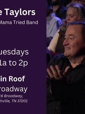 Come on out to Tin Roof Broadway today for another great time with The Taylors and The Mama Tried Band from 11a till 2p. Gonna be a great time so be there! #heidigardner#martinamcbride #tayediggs #emmanuelacho #hbomax #magnolianetwork #tinroofbroadway #mother #singing #guitar #grandma #daughter