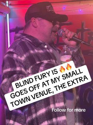 Blind Fury goes off at The Extra in L’Anse. #fyp #blindfury #freestylerap #rap #hiphop 