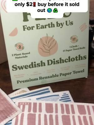 Save your wallet and the planet 💰🌎♻️ #PaperTowelAlternative #ReusablePaperTowels #FEBUReusablePaperTowels #FEBU #Nontoxic #PrimeDay