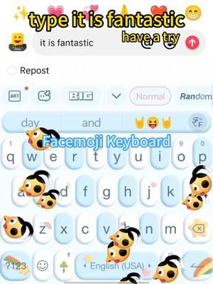 Unlock fun with facemoji keyboard😃😃😃#fyp #trending #viral #explorepage #tiktok #instagood #tiktokviral #funny #relatable #LifeHack #memes #dailyvibes #trendalert #creativity #goodvibes #hyperpigmentation #fantastic 