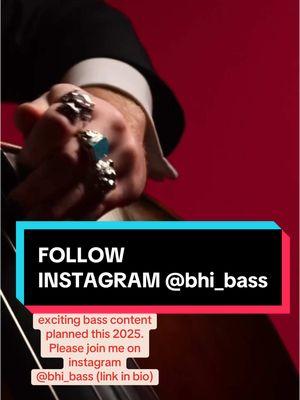 I love the double bass community we built together. It would mean so much if you would join me on Instagram. I have so much new content I am planning for 2025. My instagram is @bhi_bass. The link is in my bio. #tiktokban #tiktokbanned #doublebass #doublebasstok #doublebassistsoftiktok #orchestrabass #waltzno2 #classicalbassriff #classicalbass #uprightbassplayer 