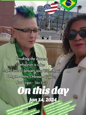 On January 12, 2025, we still say, whatever it takes. From USA to Brazil  #happyanniversarymylove #wemetontiktok  #longdistancerelationship #ldrstory🏳️‍🌈🇧🇷 #ldrcouple🏳️‍🌈🇧🇷  #sapphiccouple #lgbtqia #lesbian #nonbinary #trans #wlw #onthisday @MARIA DUCARMO @callafelicityBrasil @BelezaFelicity 