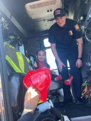 Shout out to Henderson Fire Department for putting the biggest smile on our Godson face today.😍🥰We just finished some shopping and were getting ready to head out of the shopping mall parking lot and seen them parked all getting out. They seen him waving in the car window and they waved back and told us to stop and they gave him a hat. My husband was just going to get out to walk him around the 🚒 and they let him take a pic on the front of the truck and even sit down and explore it😍🥰Thanks to Paw Patrol our Godsod is obsessed with 🚒 🚔 🚛🚜🚁. Everytime he see’s one he gets extremely excited. This made me so Happy🤗 💝 #godisgood #inallthingsgivethanks #hendersonfiredepartment #nevada #lasvegas #pawpatrol #Godson #firefightertiktok #💝 #futurefiremen #🙌🏾 