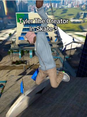 I need to redo the first clip with Tyler 💯 #fyp #foryou #skate3 #skate3clips #skate3challenge #foryoupage #tylerthecreator 