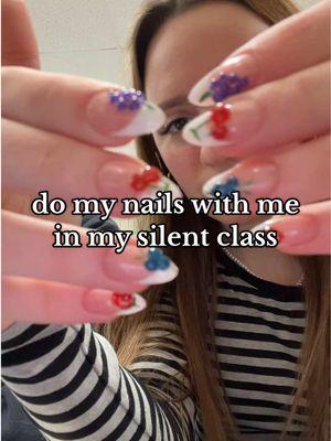 another nail video 😛💅 @Gossiptips • • • #fyp #viral #trend #taylorcurrier #microinfluencer #nails #domynailswithme #pressonnails #silentclass #school #studyhall #asmr #nailasmr #nailsasmr #trending #asmrsounds #funny #sister #class #schoolvlog #classvlog #TikTokShop #gossiptips #january2025 