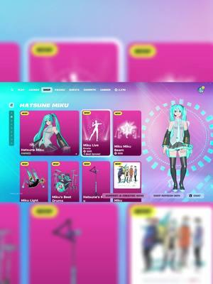 Fortnite todays item shop 2025 January 14 Hatsune miku #fortnite #fyp #trending #itemshop #fortniteitemshoptoday #itemshoptoday #hatsunemiku #festival