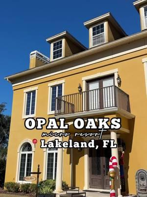 Just spent a magical getaway at this micro-resort in Lakeland, FL, and I’m officially obsessed! @Opaloaks was such a cool concept that I’ve never heard of before👀 We stayed in the Penthouse Suite (hello, luxury!) but each of the 7 rooms is its own vibe like The Sweet Escape Room 🍬, Enchanted Forest 🌳, and even the Captain’s Quarters ⚓️ From the whimsical decor to the serene atmosphere (plus peacocks roaming the grounds 🦚), this was such a fun and unique staycation to kick of 2025 ✨  #orlando #orlandoflorida #visitflorida #florida #staycation #uniquestays #centralfl #PlacesToVisit  #lakeland 