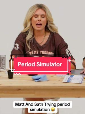 Matt And Sath Trying period simulator 😂 #fypシ #funnytiktok #challange #yeahmad #comedytiktok #dadjokes #jokes #joke #trynottolaugh 