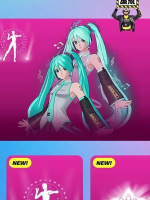 NEW Hatsune Miku skins in Fortnite! #fortnite #fortnitebr #fortniteskins #fortniteitemshop #hatsunemiku #fortniteemote #fortnitedance 