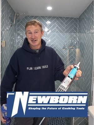 Save time with @NewbornCaulkGuns #DIY #tile #shower #homeimprovement #bathroomremodelingteacher 