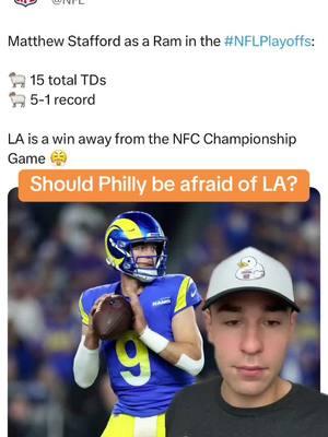 The Rams aren’t backing down from the Eagles with Matthew Stafford #foryoupage #bettingtiktok #nfl #football 