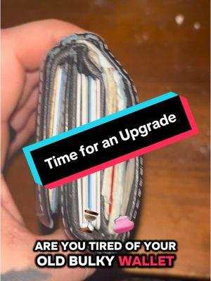 Upgrade your old bulky wallet  . . . #mustangguy #TikTokShop #tiktokfinds #wallet #wallets #cardholderwallet #cardholder #manly #upgrade 