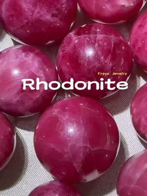 #Rhodonite #Crystal #jewelry #crystalshop #jewelrylove #crystaltiktok #crystalhealing #DIY #diyproject