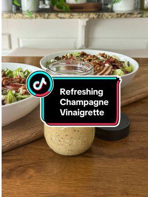 Who says fancy has to be complicated? This Champagne Vinaigrette might sound like it belongs in a five-star restaurant, but it’s quick, easy and oh-so-versatile 🍾 Blended fresh with shallot and garlic, it’s silky smooth with bold, vibrant flavors that bottled dressings can’t touch.  Perfect for salads, roasted veggies or even as a marinade—this one’s a game-changer ✨ Check out the full recipe at ThatSaladLady.com, and let me know how you’re using it 🥗 #ThatSaladLady #ChampagneVinaigrette #HomemadeDressing #FreshAndFlavorful #HealthyEatingMadeEasy #QuickAndEasyMeals #SilkySmooth #DIYDressing #HealthyRecipes #SaladInspo #EatTheRainbow #FoodieInspo #BuildYourBowl 