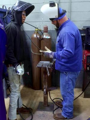 How’s our student feel about his first time TIG welding? 🤔 Don’t wait, enroll now at Arclabs.edu #welding #weldingschool #trades #tradeschool #bluecollar #students #arclabs